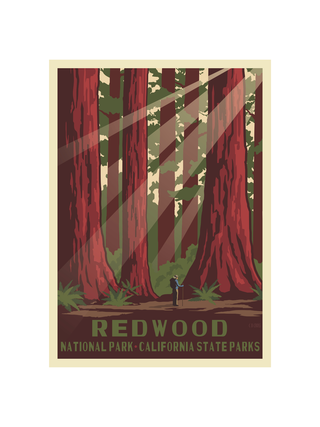 National Park Posters | Retro Ranger Graphics